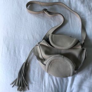 Beige Crossbody Purse